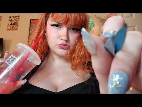 ASMR Girl Who Seems like She Hates You Does Your Eyebrows