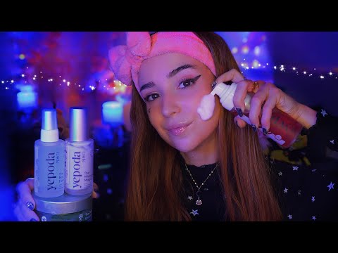 ASMR SOIN COMPLET DU VISAGE 💆‍♂️💓 avant d'aller dormir