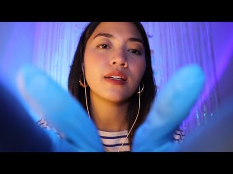 ASMR - chiropractor adjusting & measuring your face | latex gloves & soft spoken (malaysia)