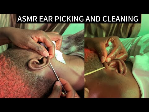 ASMR SATISFYING EAR CLEANING FOR THOSE WHO NEED SLEEP RIGHT NOW WITHOUT GUM CHEWING