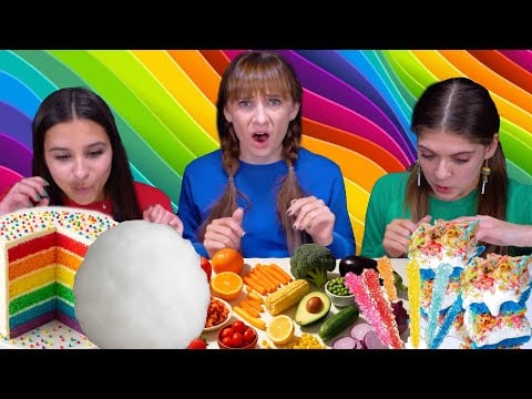 ASMR Candy, Sweets, & Veggies Compilation: The Ultimate Rainbow Food Adventure 🌈