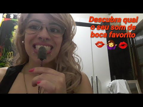 ASMR💋DIVERSOS SONS DE BOCA + movimentos das mãos e pincel na tela