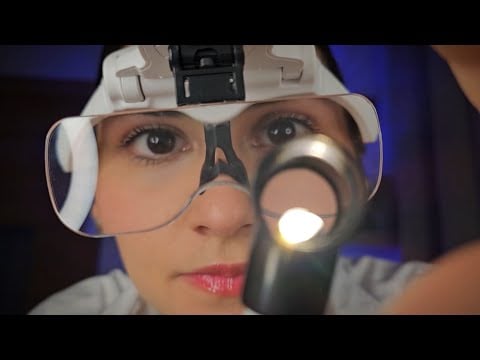 ASMR 1 HORA ROLEPLAY Exame Nervos Cranianos Completo ✨️Especial 70K