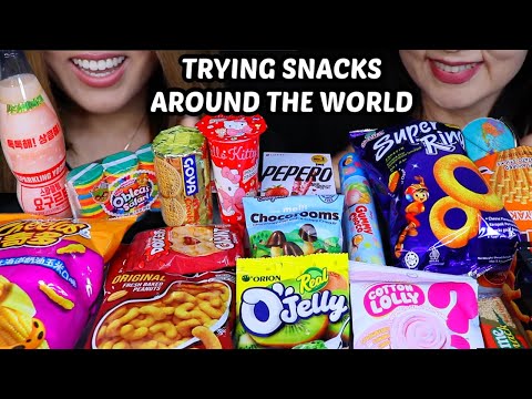 ASMR TRYING SNACKS FROM ALL AROUND THE WORLD!