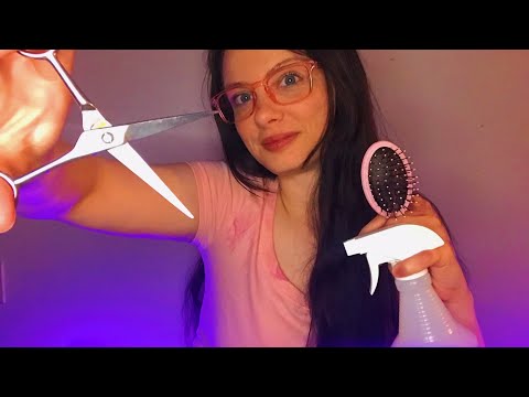 ASMR Haircut Fast and Aggressive 💇‍♀️ ✂️