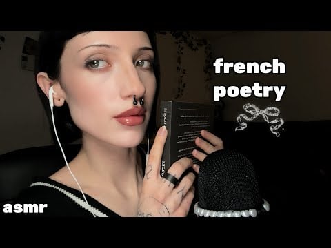 Reading French Poetry to You {asmr}