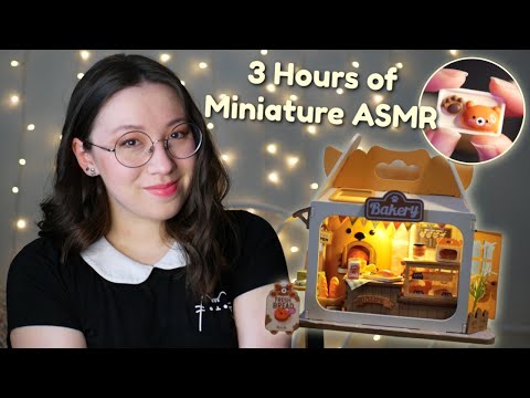 LONG, Close Up ASMR 🍞 Building A Miniature Bakery 🥐 Binaural Soft Spoken