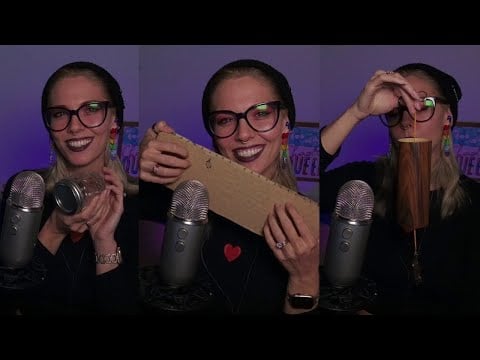 ASMR humming & 30 minutes of soothing triggers to relax you for sleep | soft tapping & water jar
