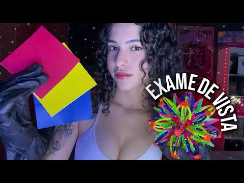 ASMR | EXAME DE VISTA - ROLEPLAY: OFTALMOLOGISTA⚕️