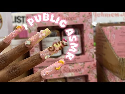 41 Minutes Of PUBLIC  ASMR In Ollie’s | Mini mic, Mouth Sounds,Slow Camera Tapping,Scratching & More
