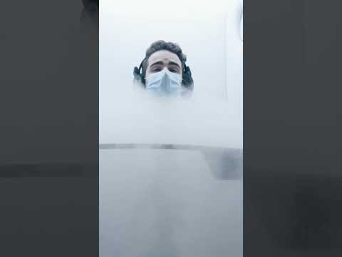 ASMR Cryotherapy! (-120 °C) #shorts
