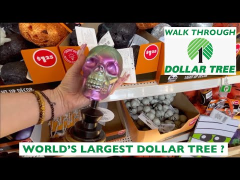 ASMR Gum Chewing Dollar Tree Walk Through w/ Voice Over & Mini Haul | Whispered