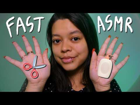 Une coiffeuse sans outils ❌ | ROLEPLAY FAST ASMR (hand movements, bruits de bouche...)