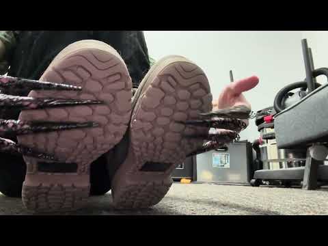 Tapping & scratching on my boots | asmr 