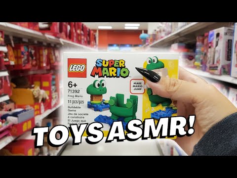 ASMR IN PUBLIC - TARGET TOYS! 🎯 (TRACING, TAPPING, SCRATCHING)