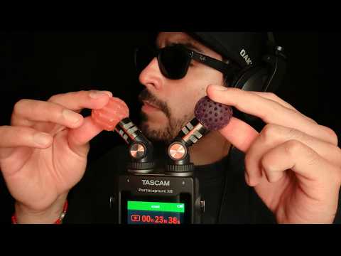 ASMR EXTREMLY SLOW MIC SCRATCHING ON TASCAM (MULTIPLE OBJECTS)