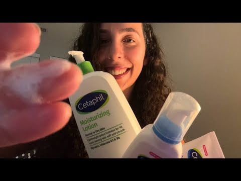 ASMR de Skincare 🧴✨ | Cuidando de Você + Sons Relaxantes