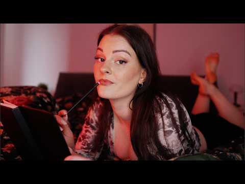 Toxic ASMR Girlfriend Draws You! 😈🖤
