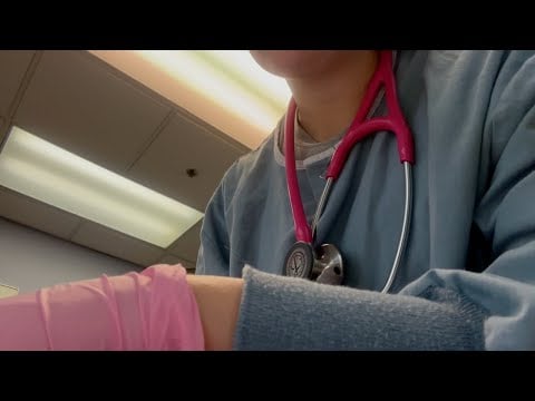 ASMR| Full Physical Examination Hospital Visit-Soft Spoken ( Real Medical Office Roleplay)