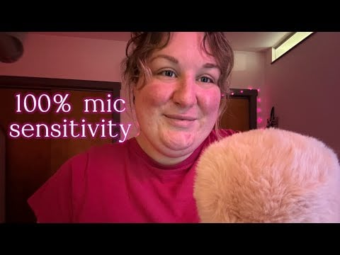 ASMR | Combing My Fluffy Mic + Chatty Ramble 💕