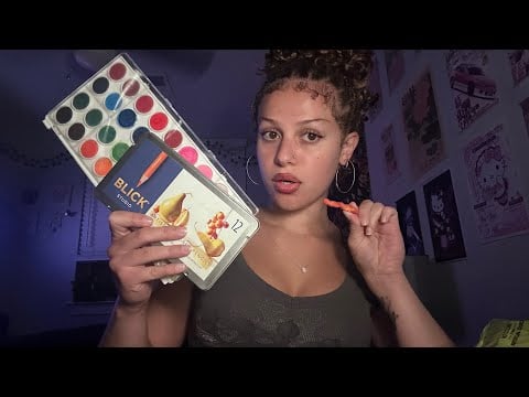 Roleplay ASMR | the Hot Cheeto girl in your art class 🎨
