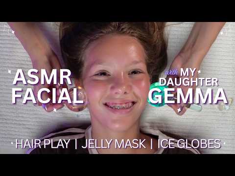 ASMR This or That Custom ASMR Facial (ft. Gemma) 💤 #asmr