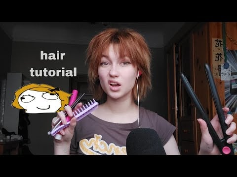 ASMR yapping session (makeup & hair tut)