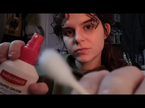 lofi asmr you fell and hurt your head (soft spoken, personal attention)