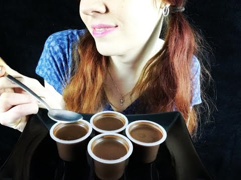 ASMR | VEGAN SALTED CARAMEL CHOC POTS | THE COCONUT COLLABORATIVE (No Talking) | Eating Sounds