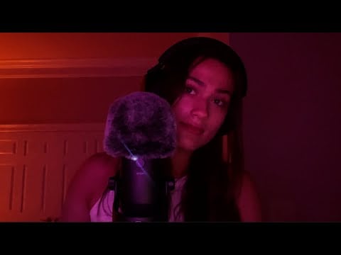 ASMR Fluffy Mic Cover Gentle Mic Rubbing/Scratching and Whispers for Your Sleep~