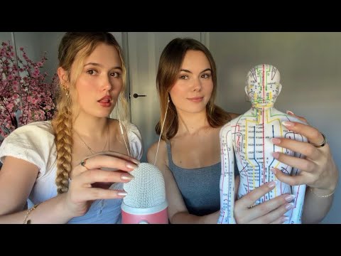 2 Girls, 1 Acupuncture Doll (ASMR)