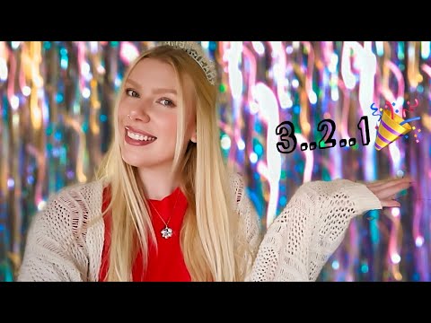 🎆  ASMR Countdown to New Years 🥂 *up close whisper from 100*