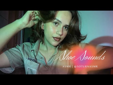 ASMR | SONS DE SAPATOS 🥿 | soft spoken & tapping #asmrcommunity #asmrvideo #asmrsounds #asmrsleep