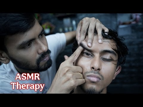 Drift Off to Dreamland: Soothing Ear & Forehead Massage ASMR | Tapping & Scratching Head Massage