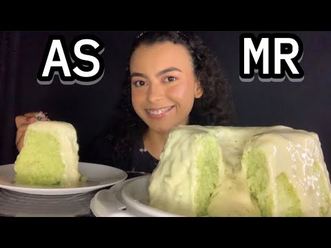 ASMR/ COMENDO BOLO DE LIMÃO 🍋‍🟩