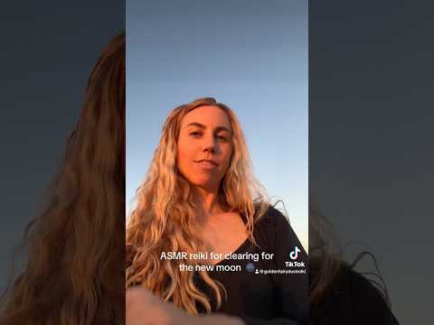 ASMR reiki new moon clearing