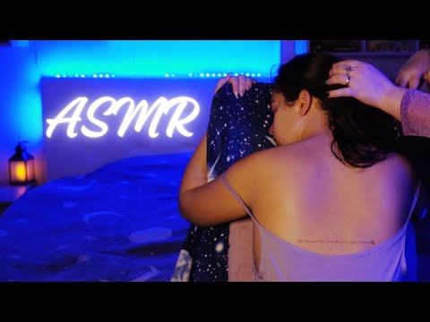 ASMR ITA🔥✨Back tracing, grattini, capelli e massaggio alla schiena