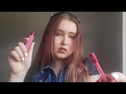 ASMR Popular Girl Does Your Makeup and Adopts You 🩷 (gum chewing, personal attention, soft spoken)