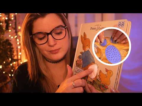 ASMR sensory book, trigger incroyaaable pour dormir (livres sensoriels😴)