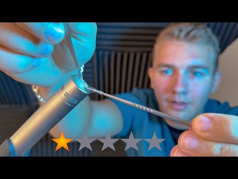 ASMR 1 Star VS 5 Star Ear Cleaning