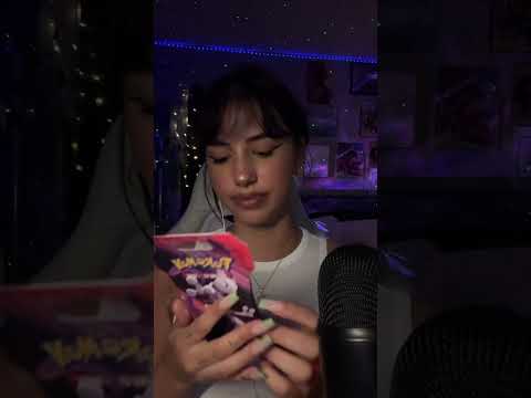 ASMR Pokémon card OPENING #pokemon #asmrtriggers #opening #unboxing