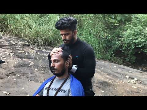 ASMR Firoz | ASMR Relaxing💆Head Massage To Mr.Yogi | By My Self (ASMR Firoz)