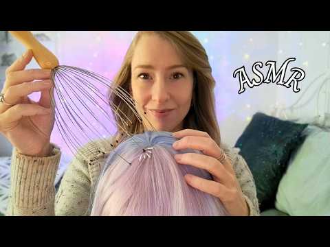 ASMR | Soothing Scalp Massage for Headache & Tension Relief | Personal Attention 💝