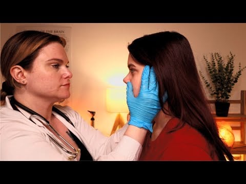 ASMR Real Person Headache Examination | Doctor Check
