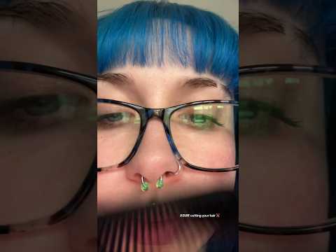 ASMR Cutting your hair 👃🏻full on✅⏰#asmr #asmrhair #shorts #asmrpersonalattention