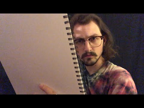ASMR Confused Man Sketches You Roleplay (semi chaotic)