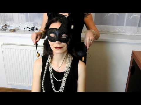 Head, neck, back and arms scratching in Great Gatsby style*ASMR