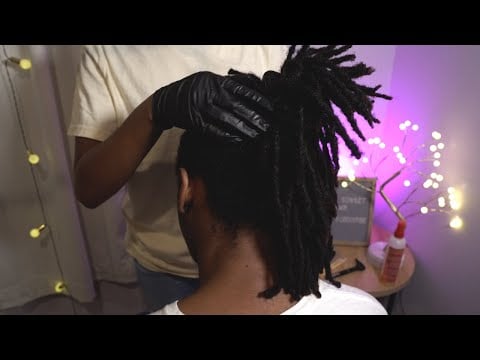 ASMR | Men's Scalp inspection on Locs/Afro Hair 🔍 Tingly Scalp Scratching & Scalp Massage