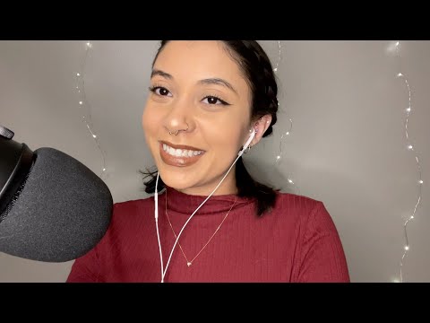 ASMR Wishing You Happy New Year & Hand Movements (Rain In Background)