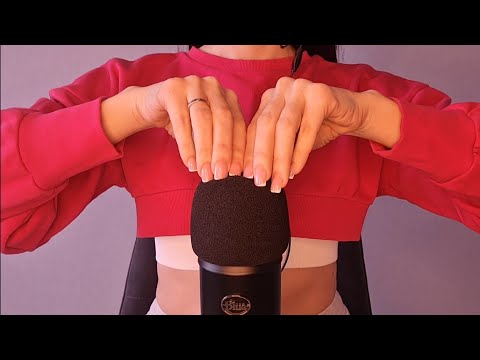 ASMR Fast & Aggressive Mic Massage,  Mic Scratching with Mic Cover